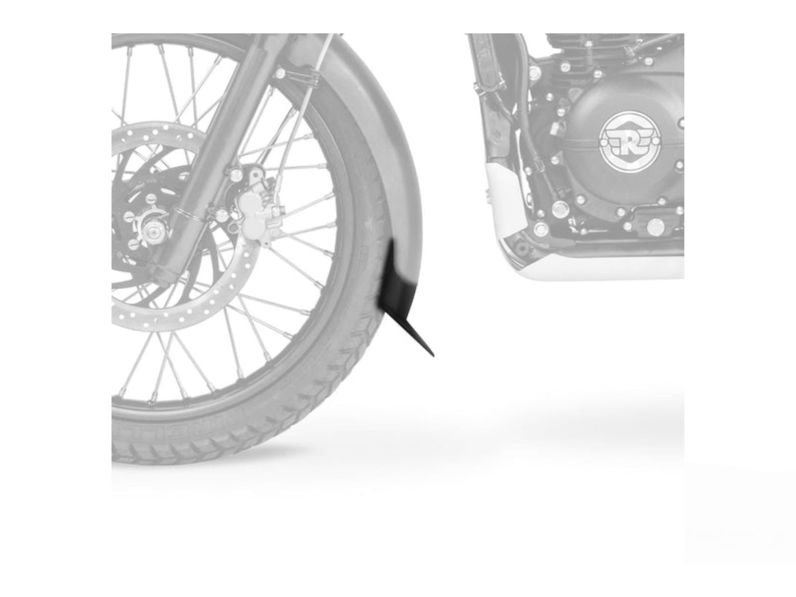 Puig Front Mudguard Extender for Royal Enfield Himalayan 410 (18-23)