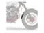 Puig Front Mudguard Extender for Moto Guzzi V7 Stone (17-25)
