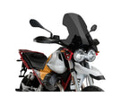 Puig Touring Screen In Clear for Moto Guzzi V85 Evocative Graphics (21-23)