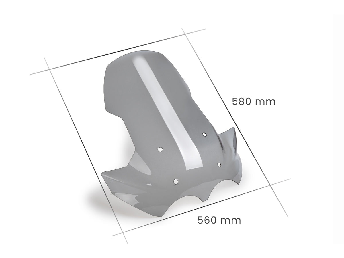 Puig Touring Screen In Clear for Moto Guzzi V85 TT Travel (19-23)