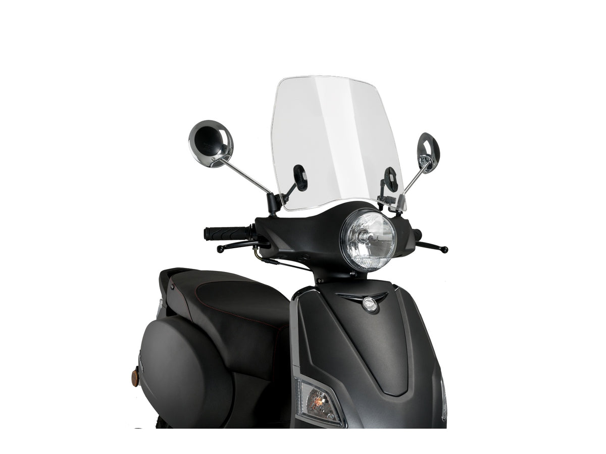 Puig Traffic Screen In Clear for Keeway Zahara 125 (22-24)