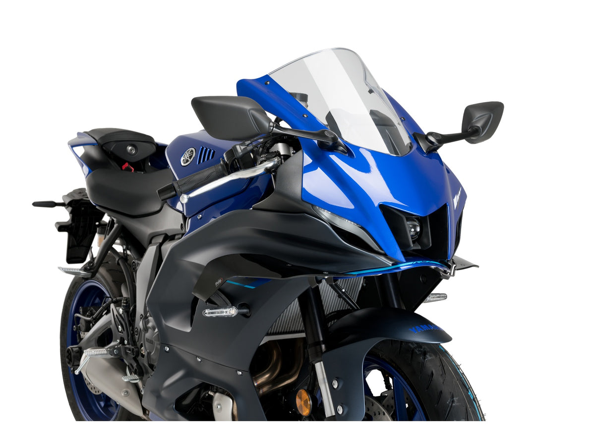 Puig Racing Downforce Spoilers In Matt Black for Yamaha YZF R7 (22-25)