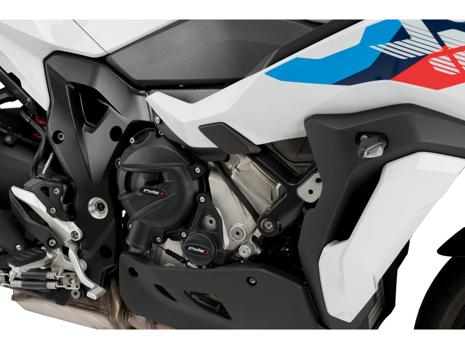 Puig Engine Cover In Black for BMW M1000 XR (24-25)