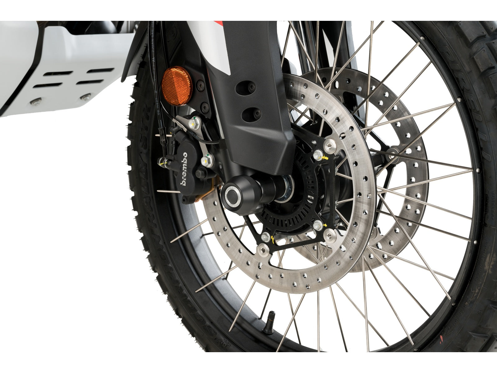Puig Front Fork Protector In Black for Aprilia Tuareg 660 (22-25)
