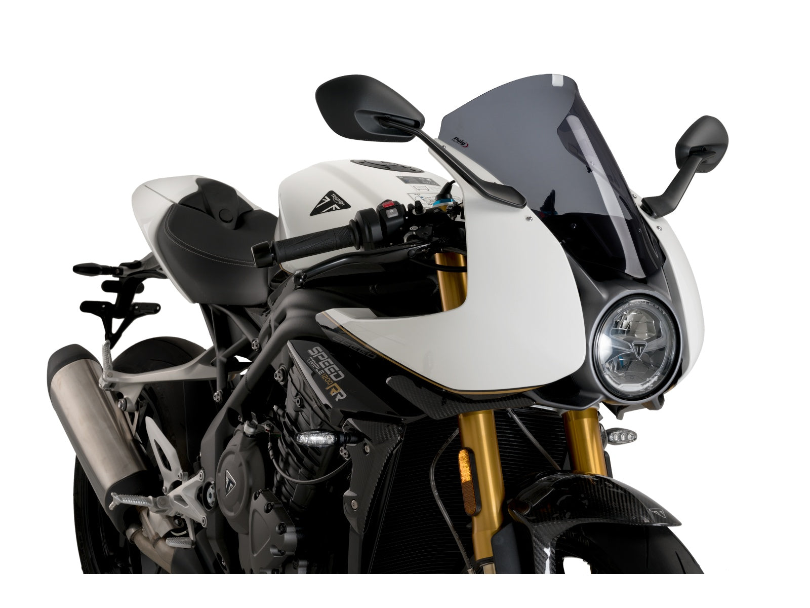 Puig R-Racer Screen In Clear for Triumph Speed Triple 1200 RR (22-25)