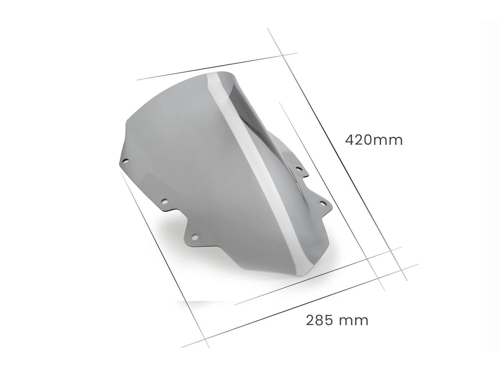 Puig R-Racer Screen In Clear for Triumph Speed Triple 1200 RR (22-25)
