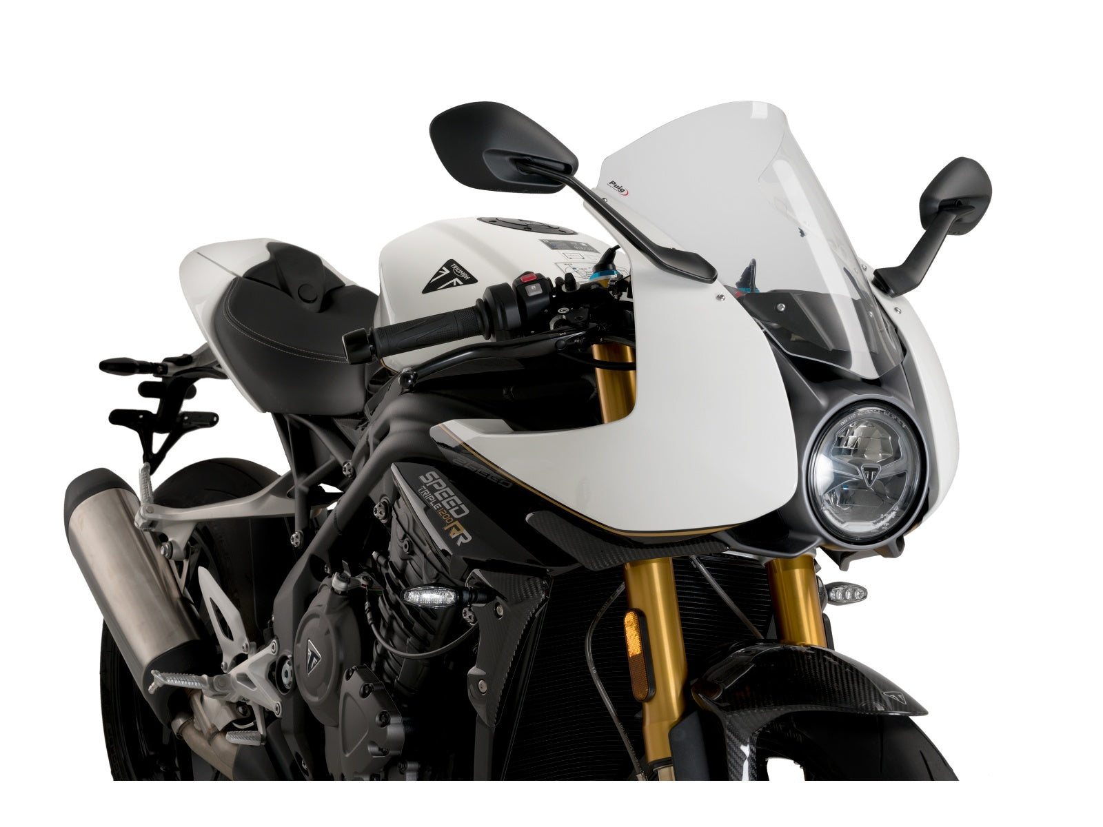 Puig R-Racer Screen In Clear for Triumph Speed Triple 1200 RR (22-25)
