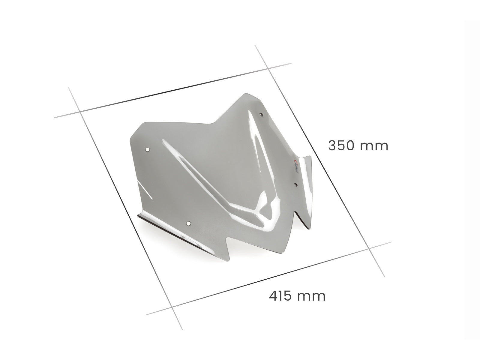Puig V-Tech Line Sport Screen In Clear for Yamaha TMax 560 Tech Max (22-24)