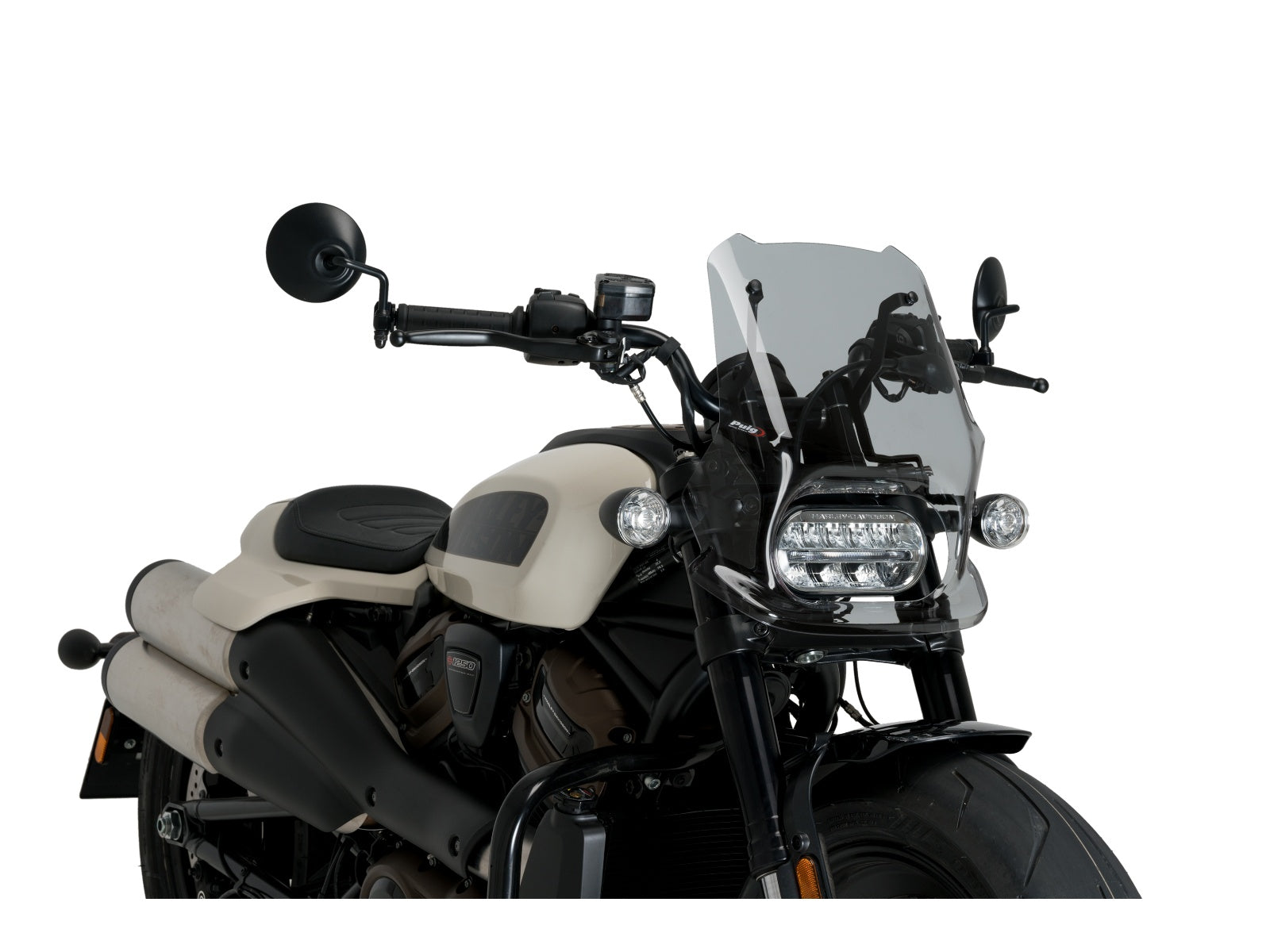 Puig New Generation Sport Screen In Clear for Harley Davidson Sportster S RH1250S (21-24)