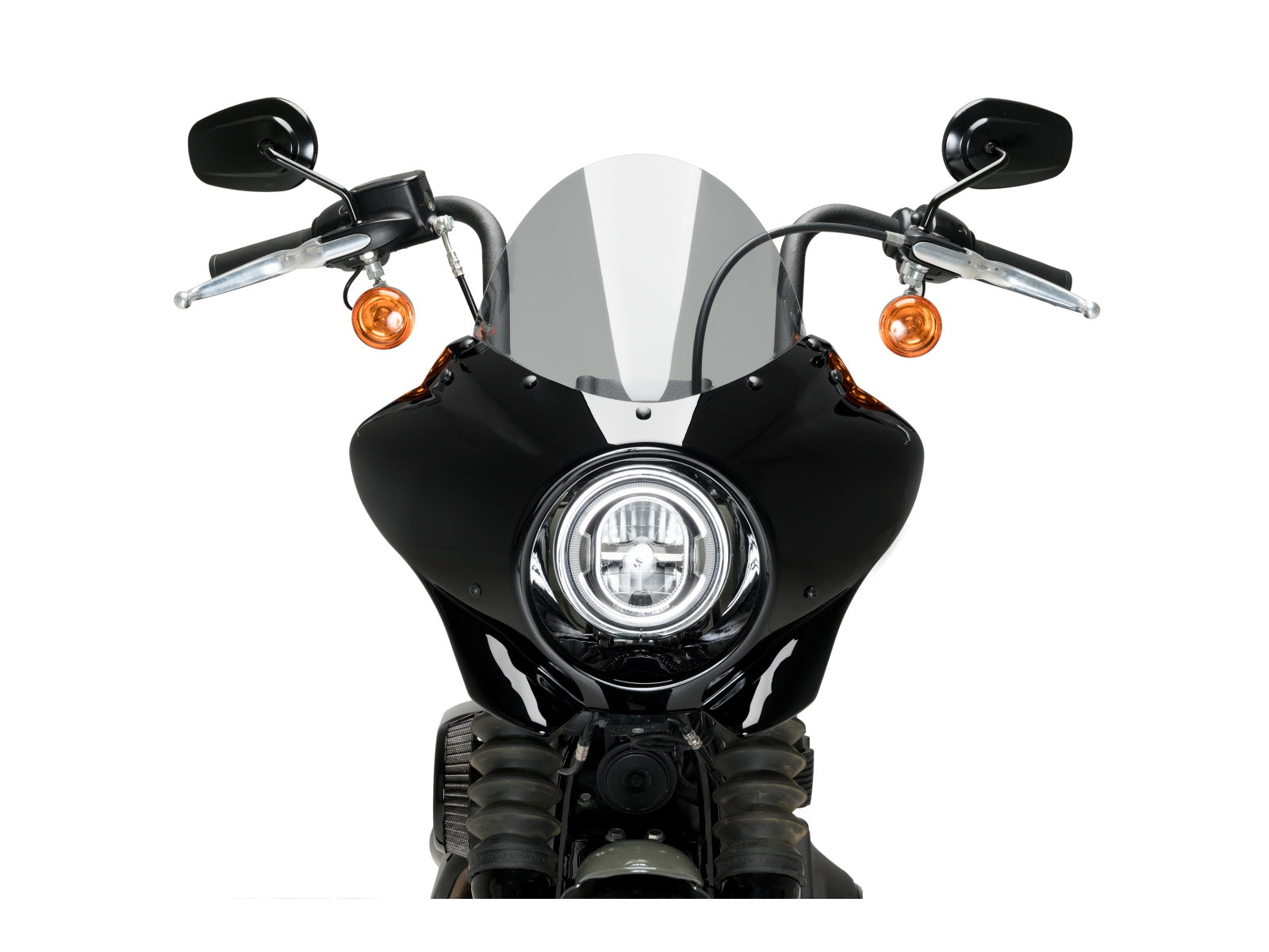 Puig Mirage Touring Screen In Clear for Harley Davidson Softail Street Bob FXBB (21-24)