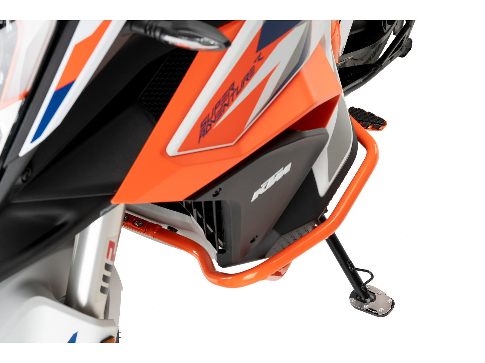 Puig Kickstand Extension Pad In Black for KTM 1290 Super Adventure R (21-24)