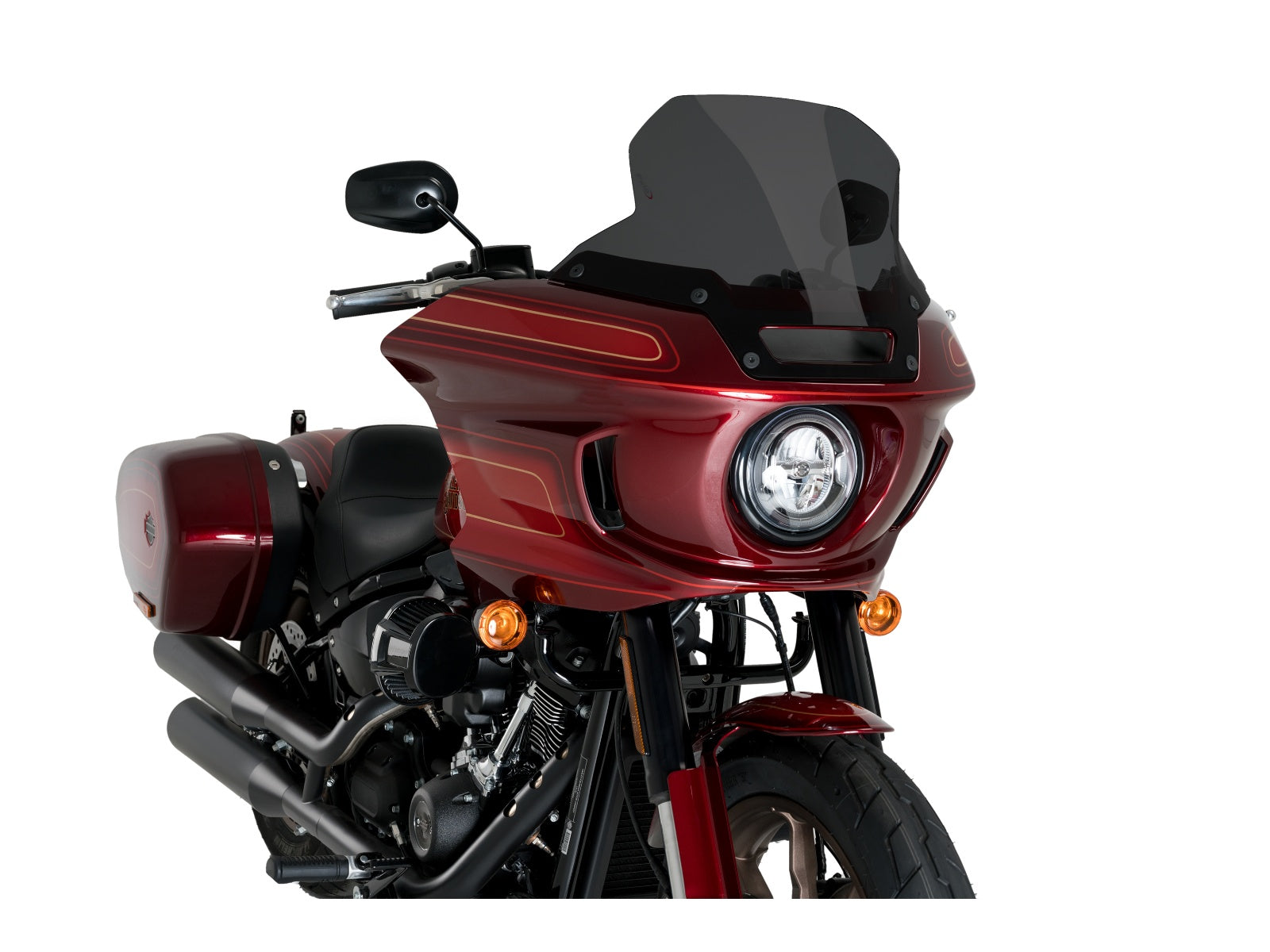 Puig Batwing Touring Screen In Clear for Harley Davidson Softail Low Rider ST FXLRST (22-24)