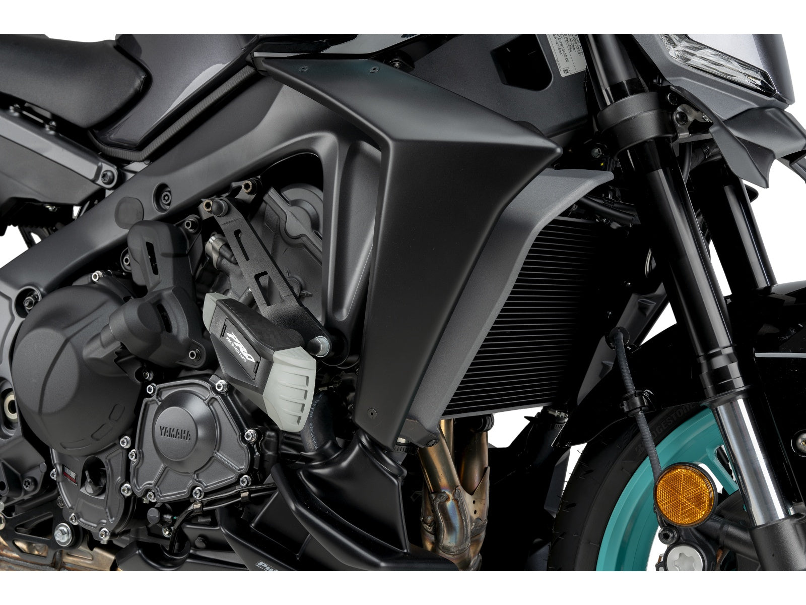 Puig Pro Frame Sliders In Black for Yamaha MT-09 SP (21-25)