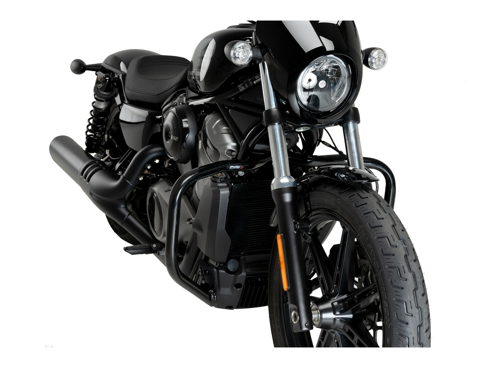 Puig Engine Guard In Black for Harley Davidson Sportster S RH1250S (21-24)