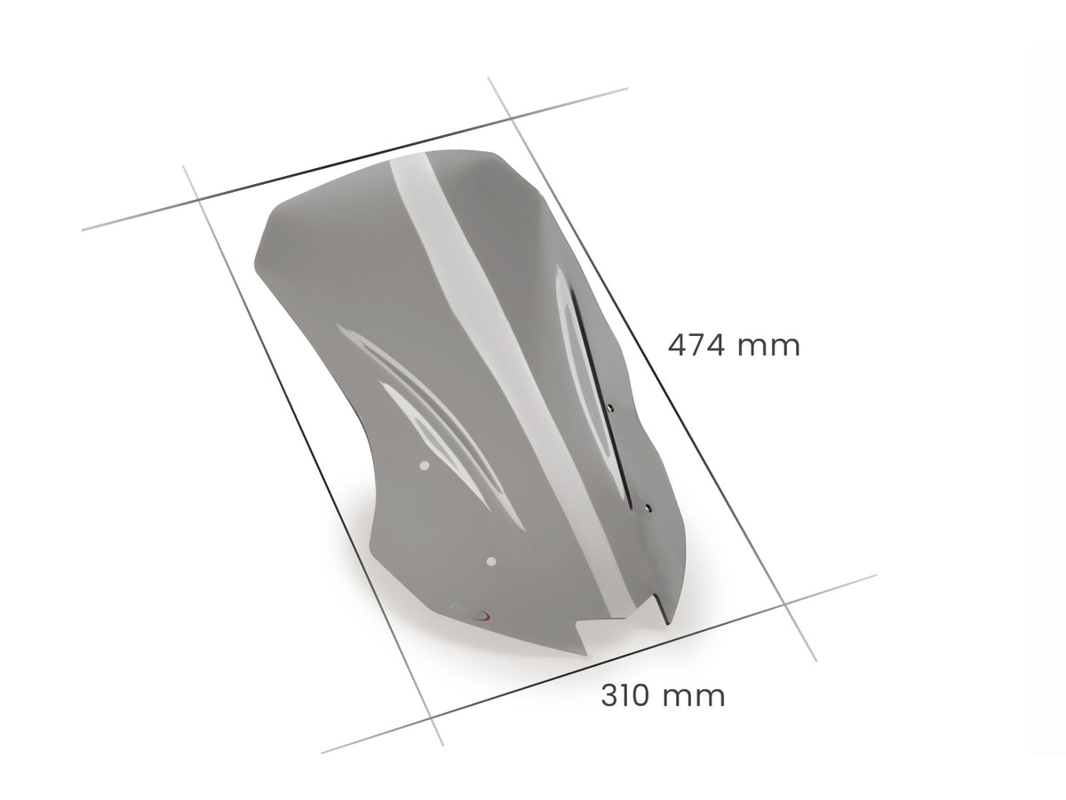 Puig Touring Screen In Clear for Kawasaki KLR650 (22-24)