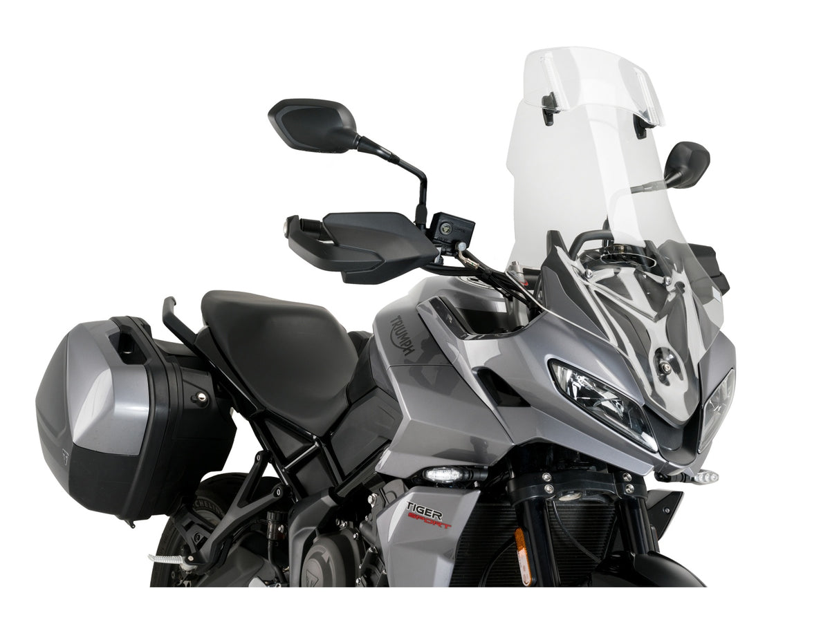 Puig Touring Screen With Extender In Clear for Triumph Tiger 660 Sport (22-25)