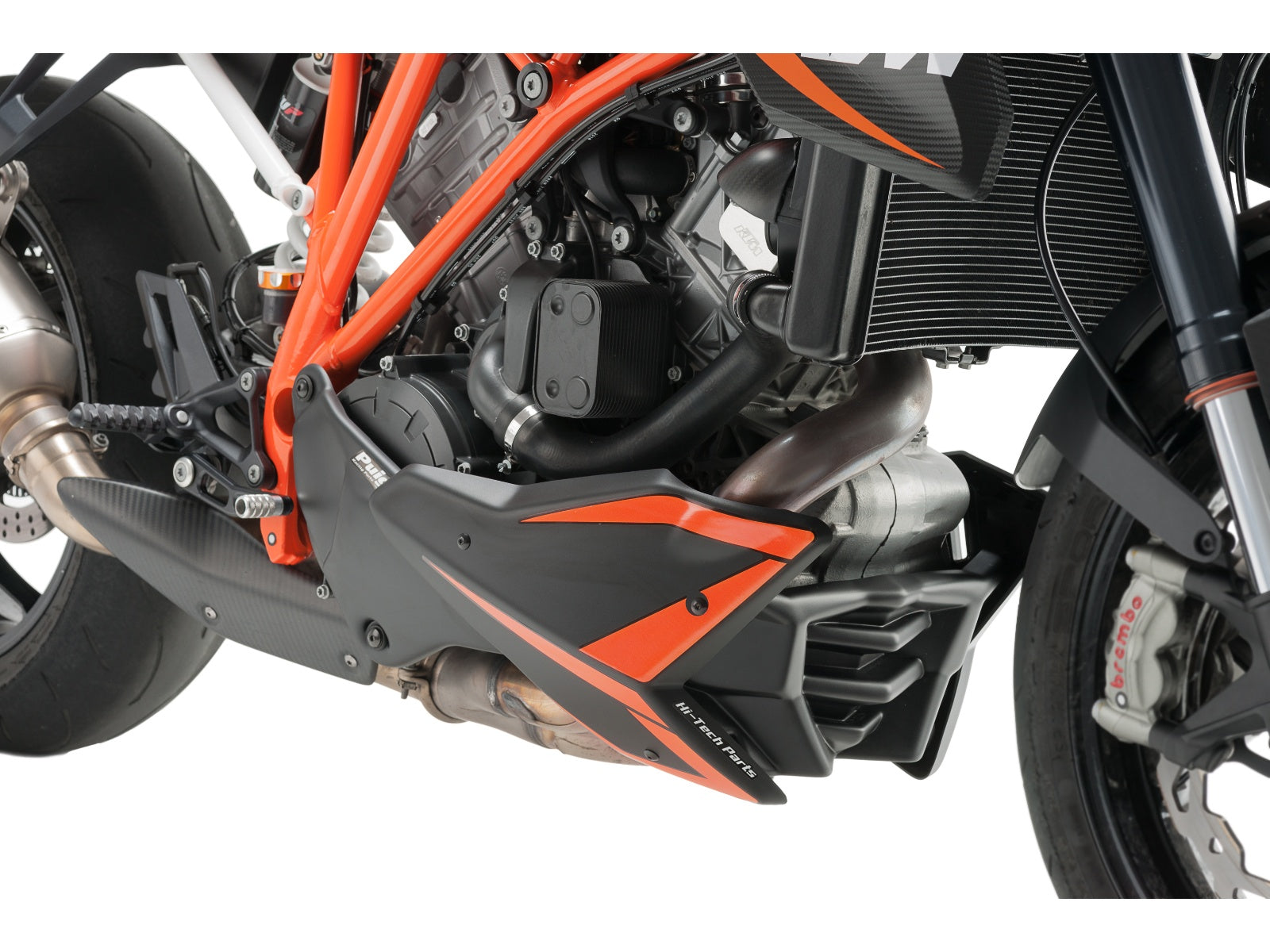 Puig Belly Pan In Matt Black for KTM 1290 Super Duke GT (16-24)