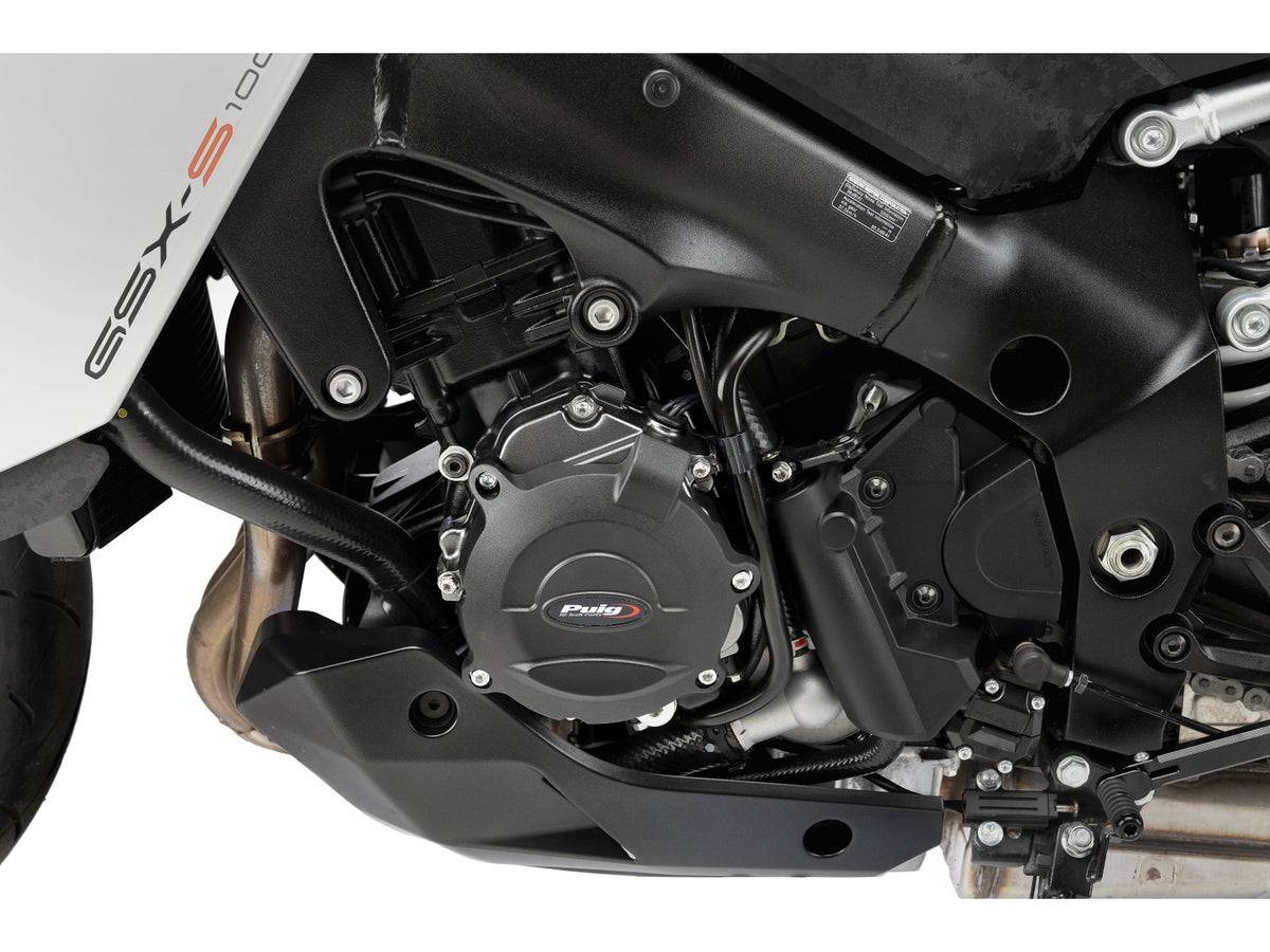 Puig Engine Cover In Black for Suzuki GSX S 1000 (22-25)