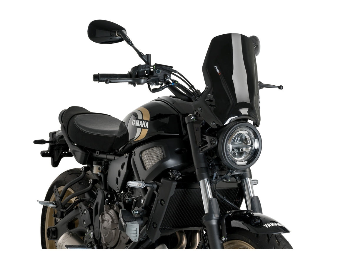 Puig New Generation Sport Screen In Clear for Yamaha XSR 700 (22-25)