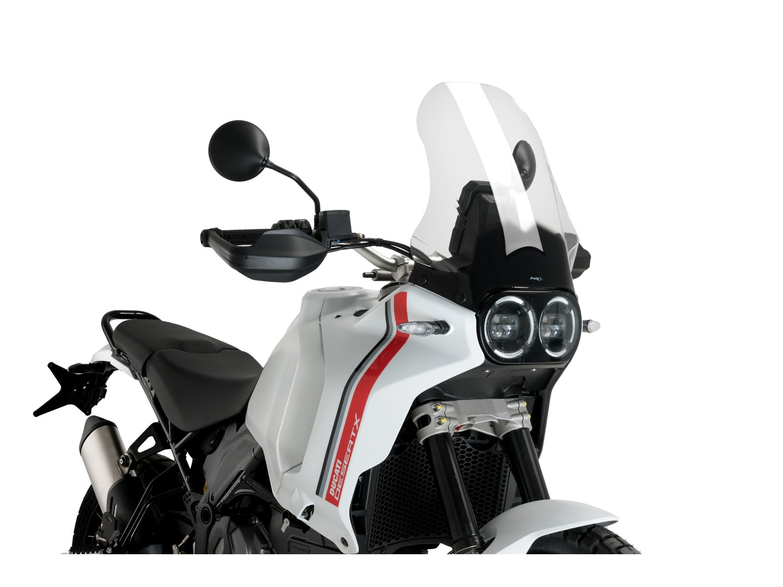 Puig Touring Screen In Clear for Ducati DesertX (22-25)
