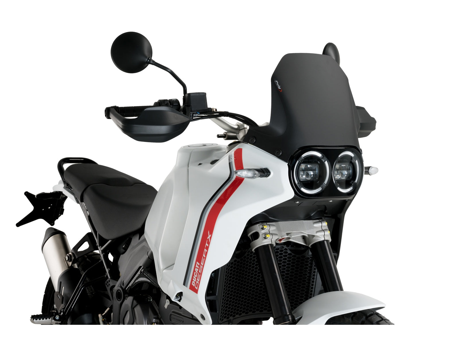 Puig Sport Screen In Clear for Ducati DesertX (22-25)