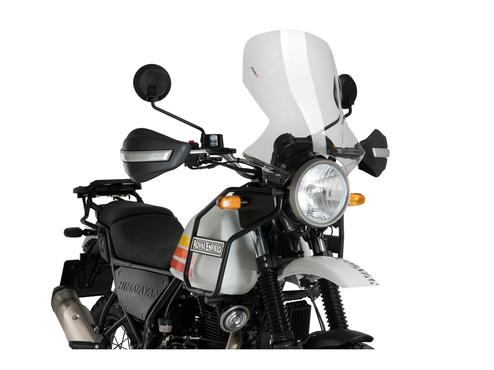 Puig Touring Screen In Clear for Royal Enfield Himalayan 410 (18-20)