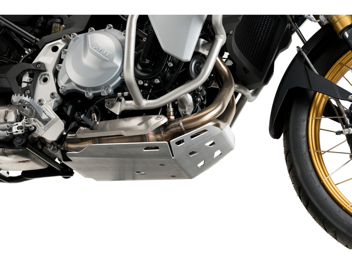 Puig Engine Sump Guard In Silver for BMW F750 GS (18-24)