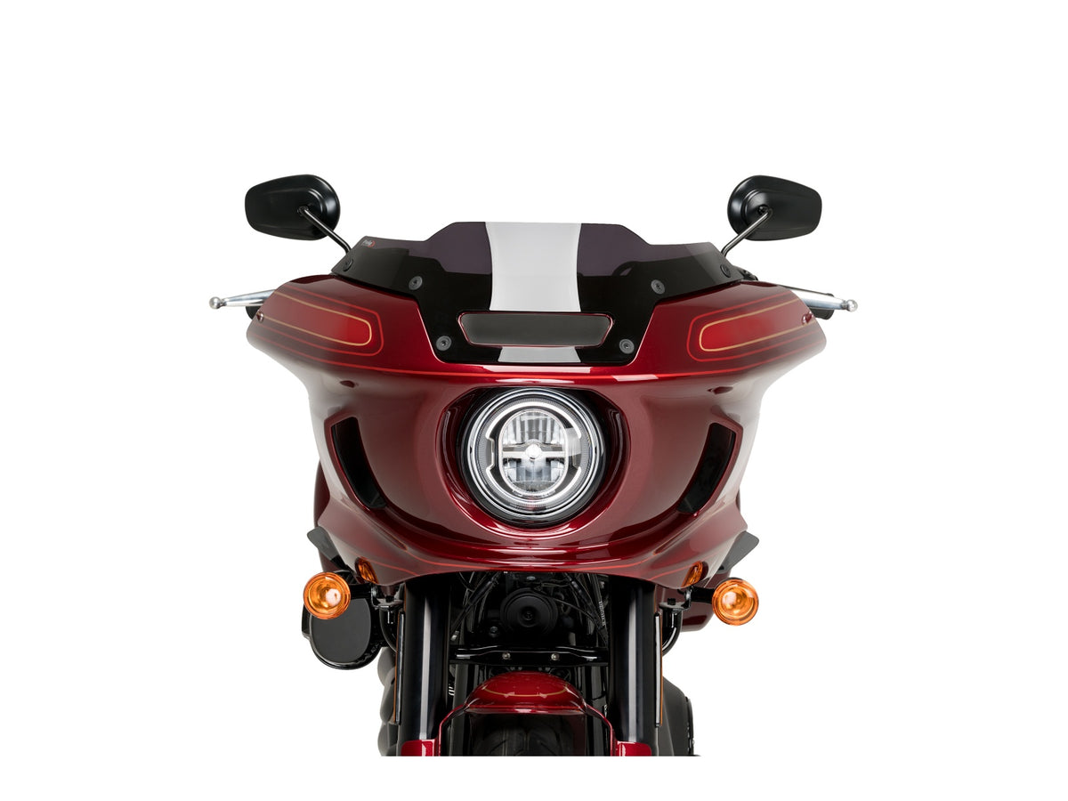 Puig Batwing Sport Screen In Clear for Harley Davidson Softail Low Rider ST FXLRST (22-24)