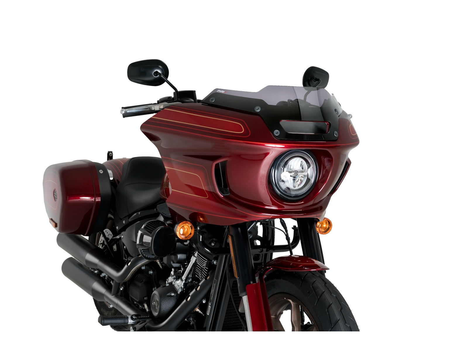 Puig Batwing Sport Screen for Harley Davidson Low Rider ST (22-26) Secondary image