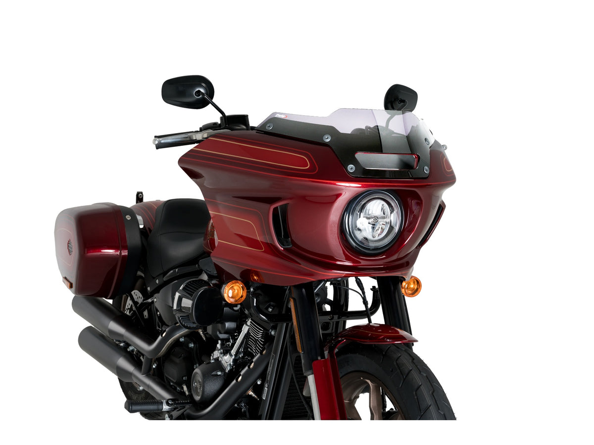 Puig Batwing Sport Screen In Clear for Harley Davidson Softail Low Rider ST FXLRST (22-24) Main image