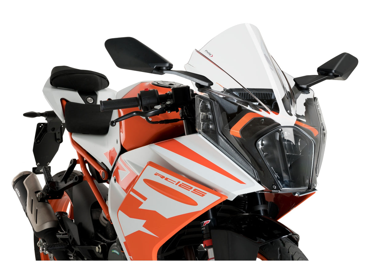 Puig Z-Racing Screen In Clear for KTM RC125 (22-24)