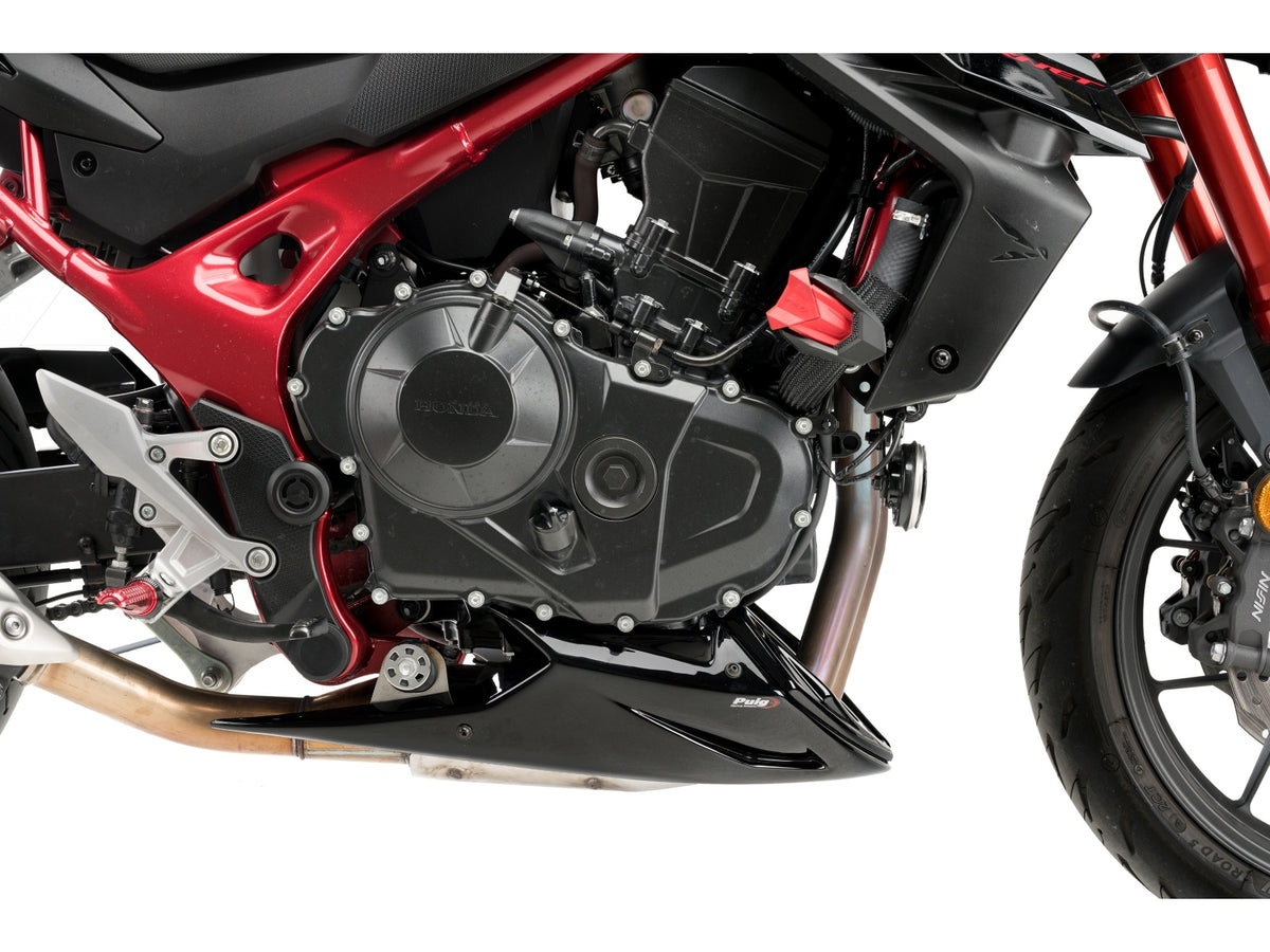 Puig Belly Pan In Matt Black for Honda CB750 Hornet (23-25)