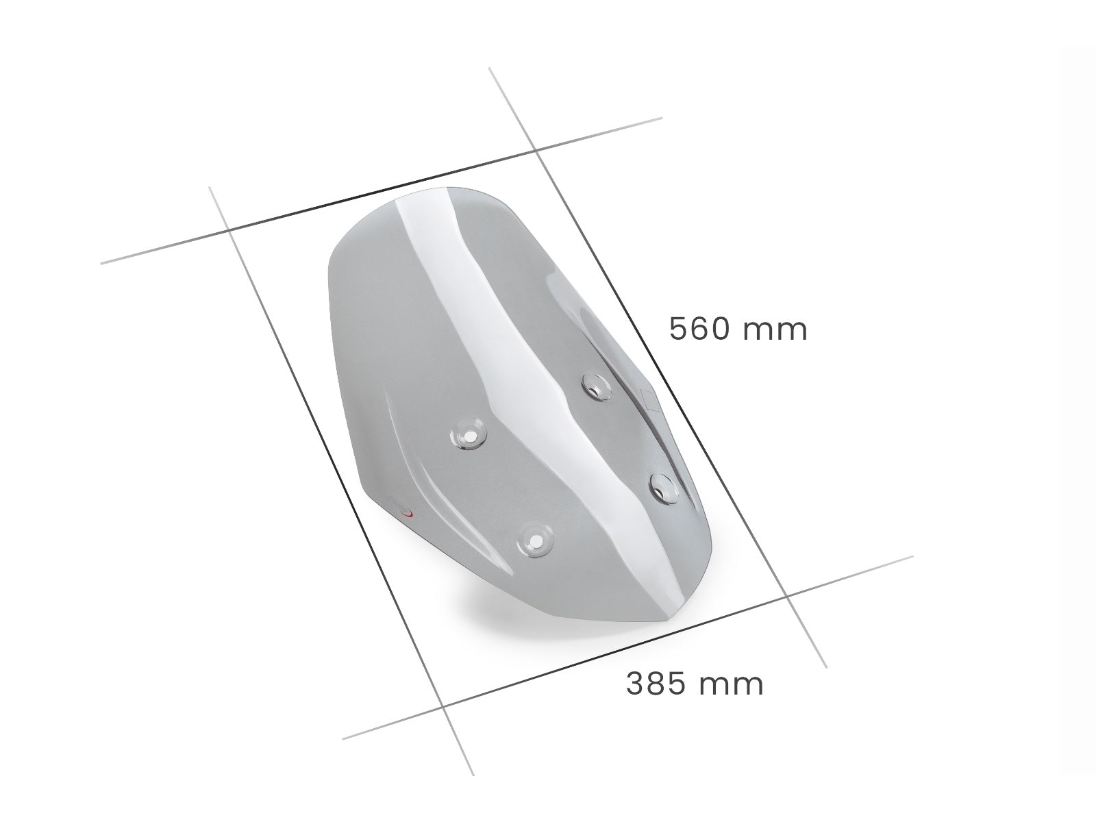 Puig Touring Screen In Clear for Moto Guzzi Stelvio (24-25)