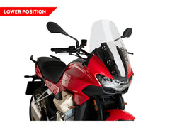 Puig Touring Screen In Clear for Moto Guzzi V100 Mandello (23-25)