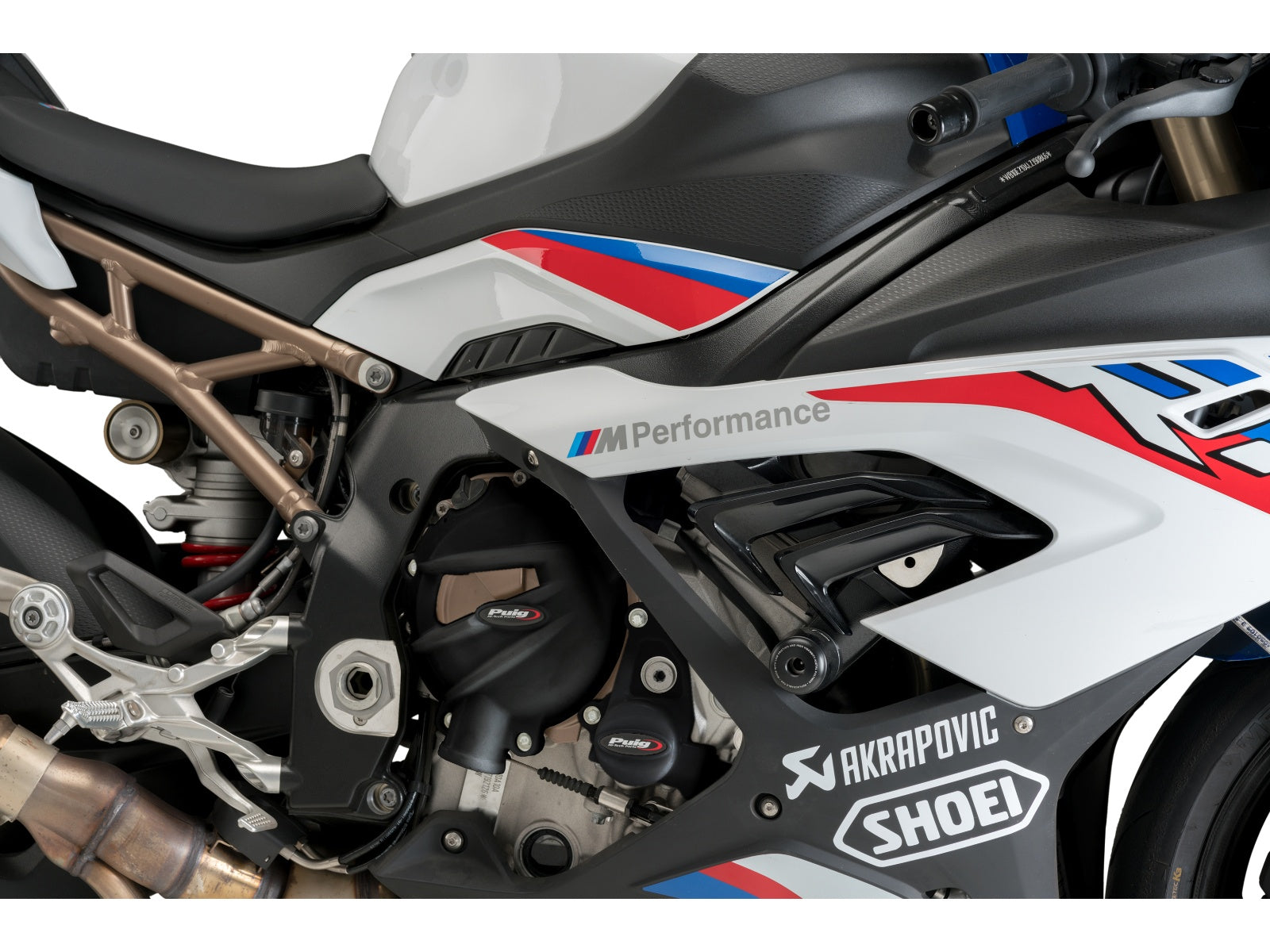 Puig Track Engine Cover In Black for BMW S1000 RR (19-24)