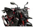 Puig Naked Front Downforce Spoilers In Matt Black for Honda CB750 Hornet (23-24)