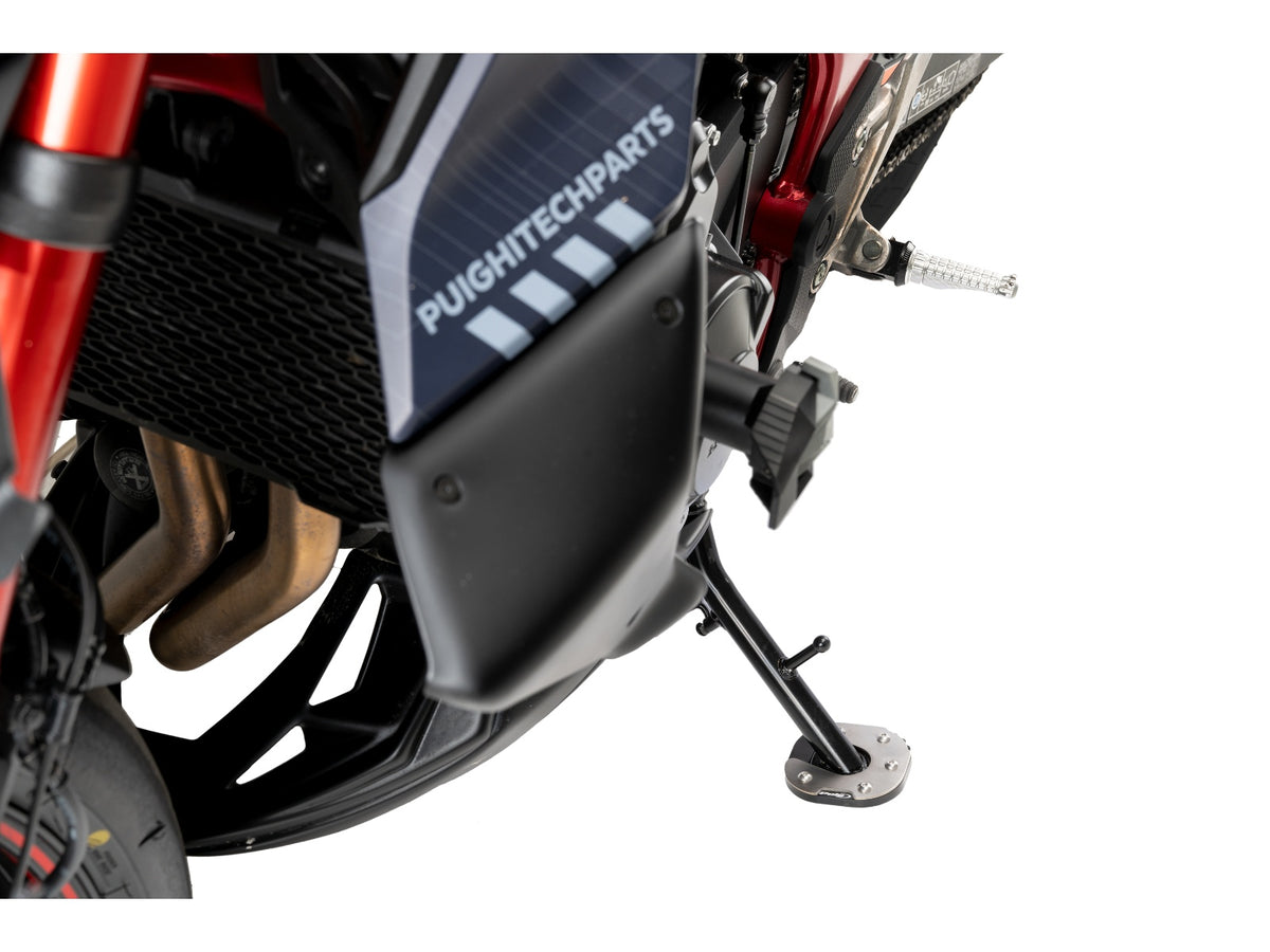 Puig Kickstand Extension Pad In Black for Honda CB750 Hornet (23-25)