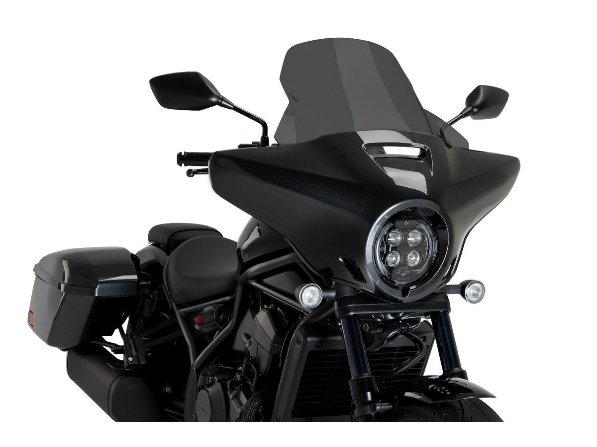 Puig Batwing Touring Screen In Clear for Honda CMX1100T Rebel (23-25)