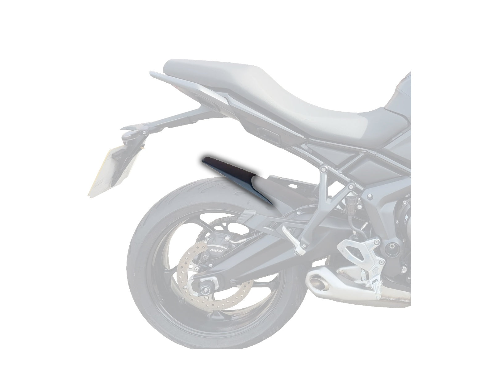 Puig Rear Mudguard Extender for Triumph Tiger Sport 660 (22-25)