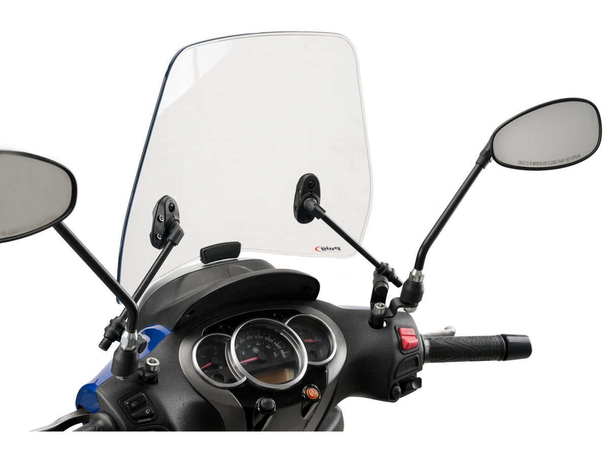 Puig Traffic Screen In Clear for Piaggio Beverly 300 IE (11-21)