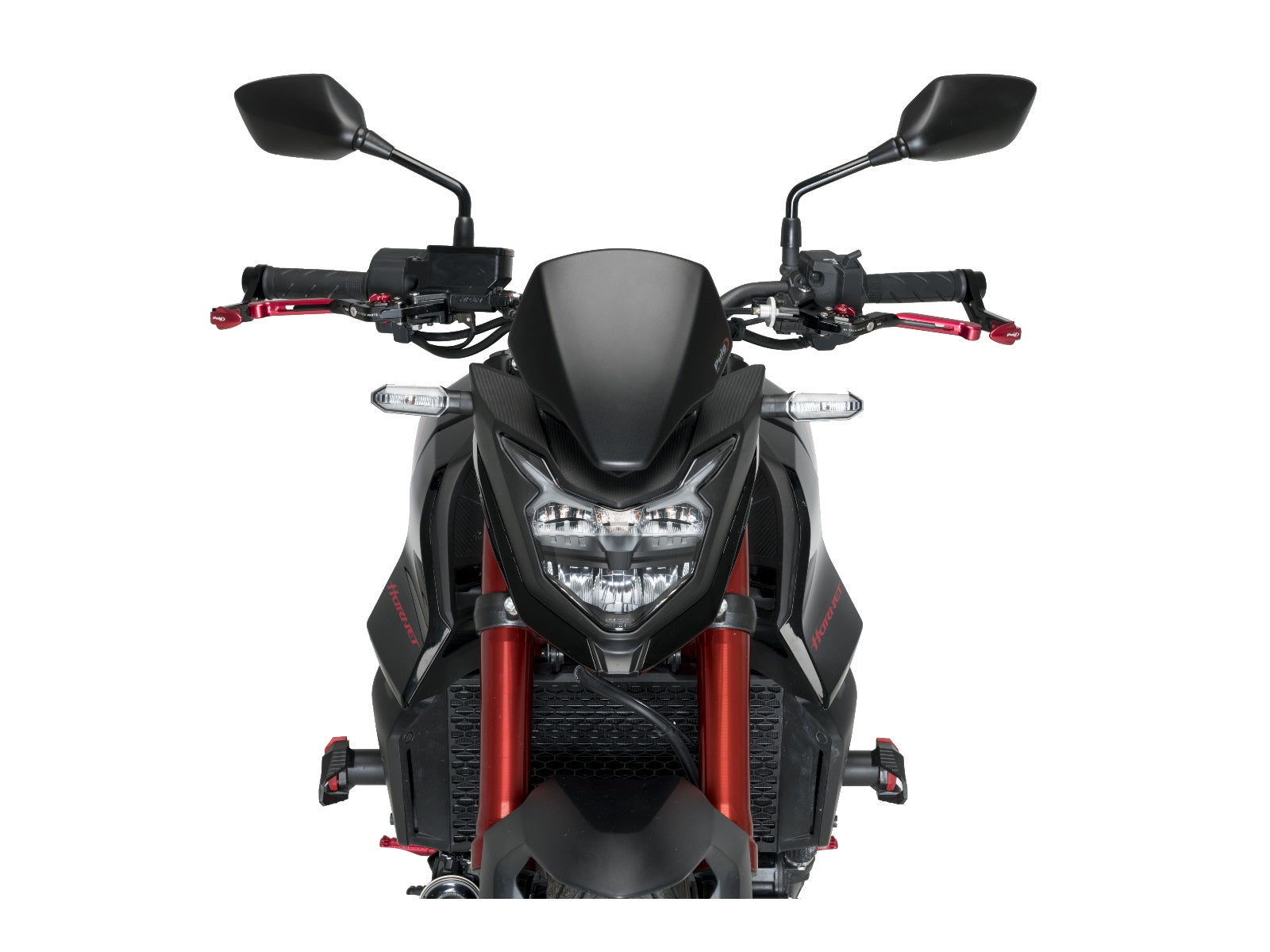 Puig New Generation Sport Screen In Matt Black for Honda CB750 Hornet (23-24)