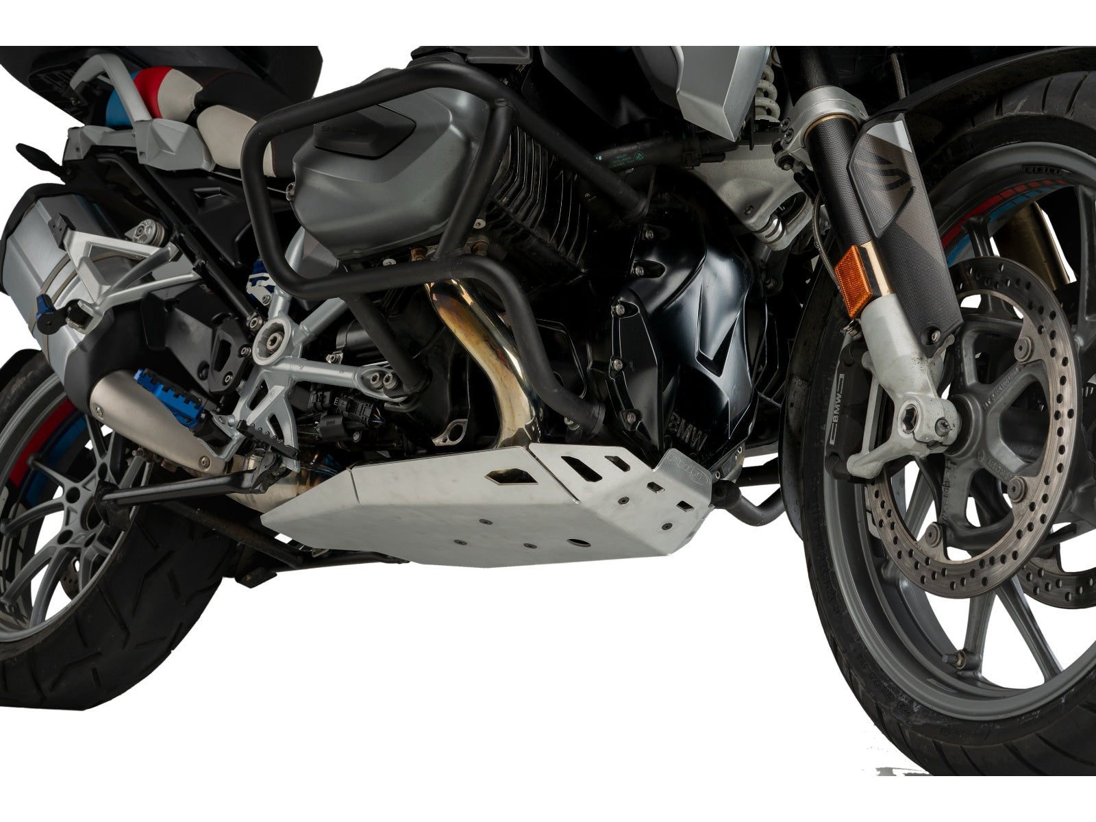 Puig Engine Sump Guard In Silver for BMW R1250 GS (21-24)