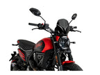 Puig New Generation Sport Screen In Clear for Ducati Scrambler Icon (23-25)