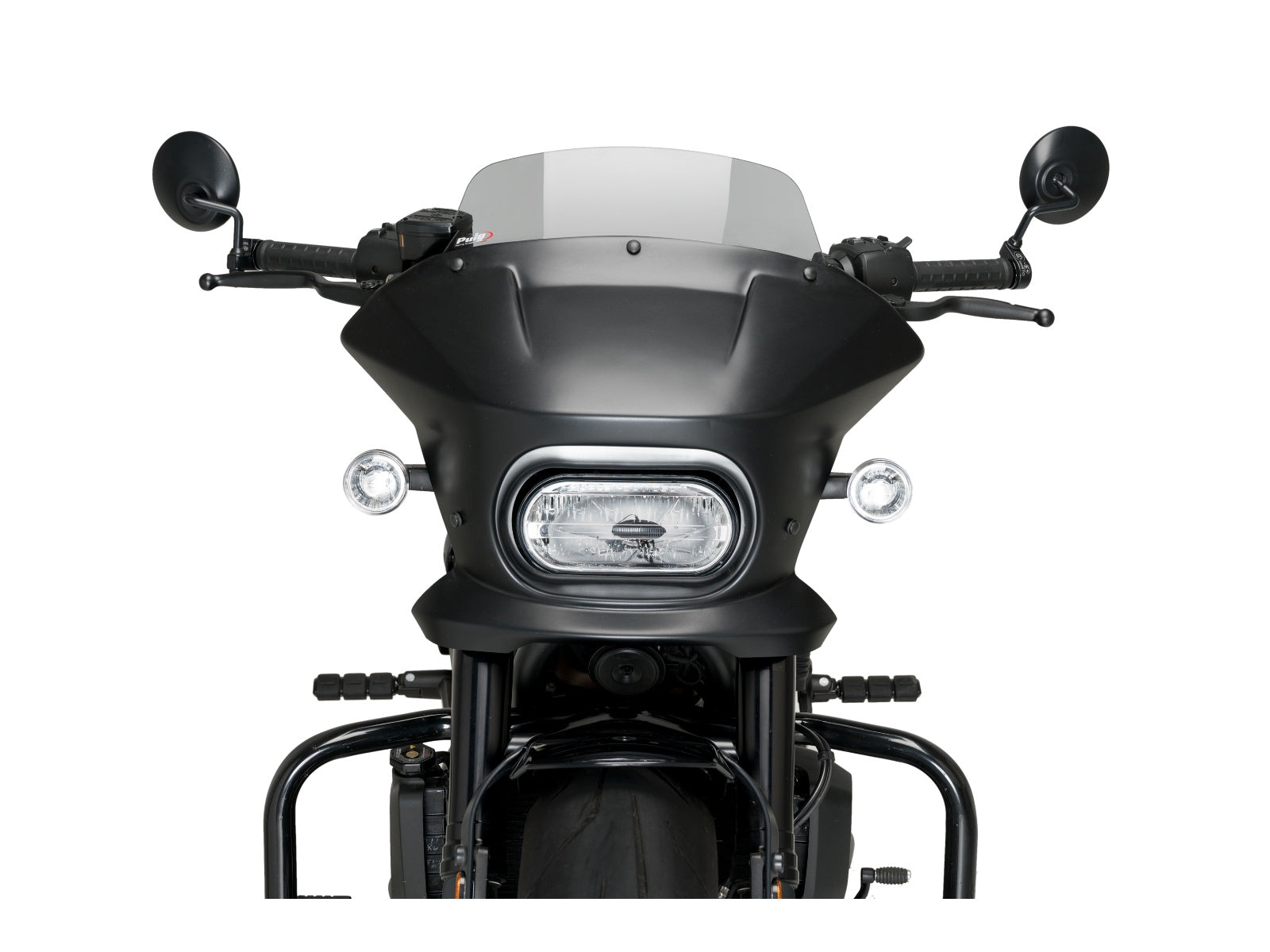 Puig Fury Touring Screen In Clear for Harley Davidson Sportster S RH1250S (21-24)