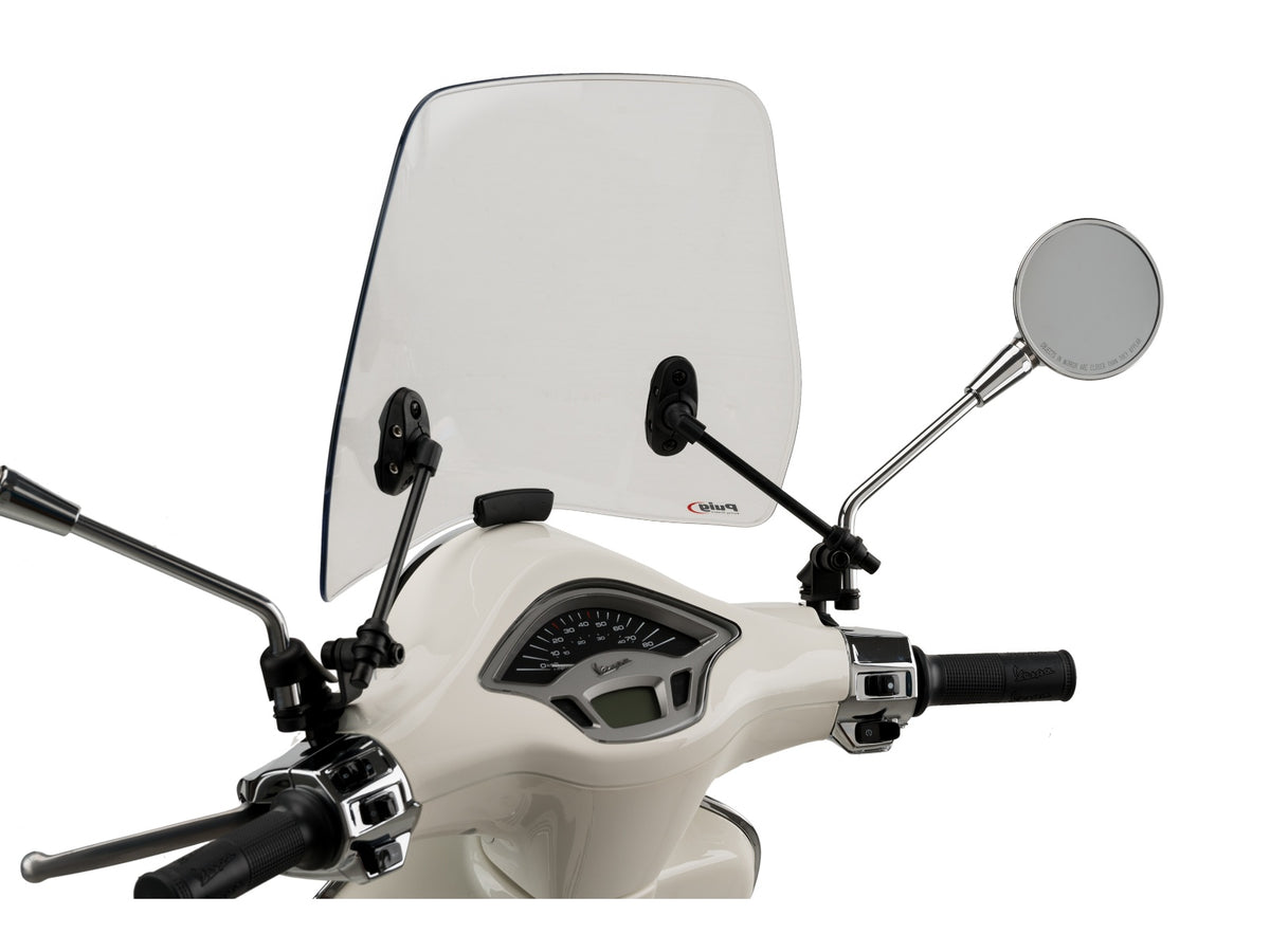 Puig Traffic Screen In Clear for Piaggio Vespa Primavera 125 75th (18-20)
