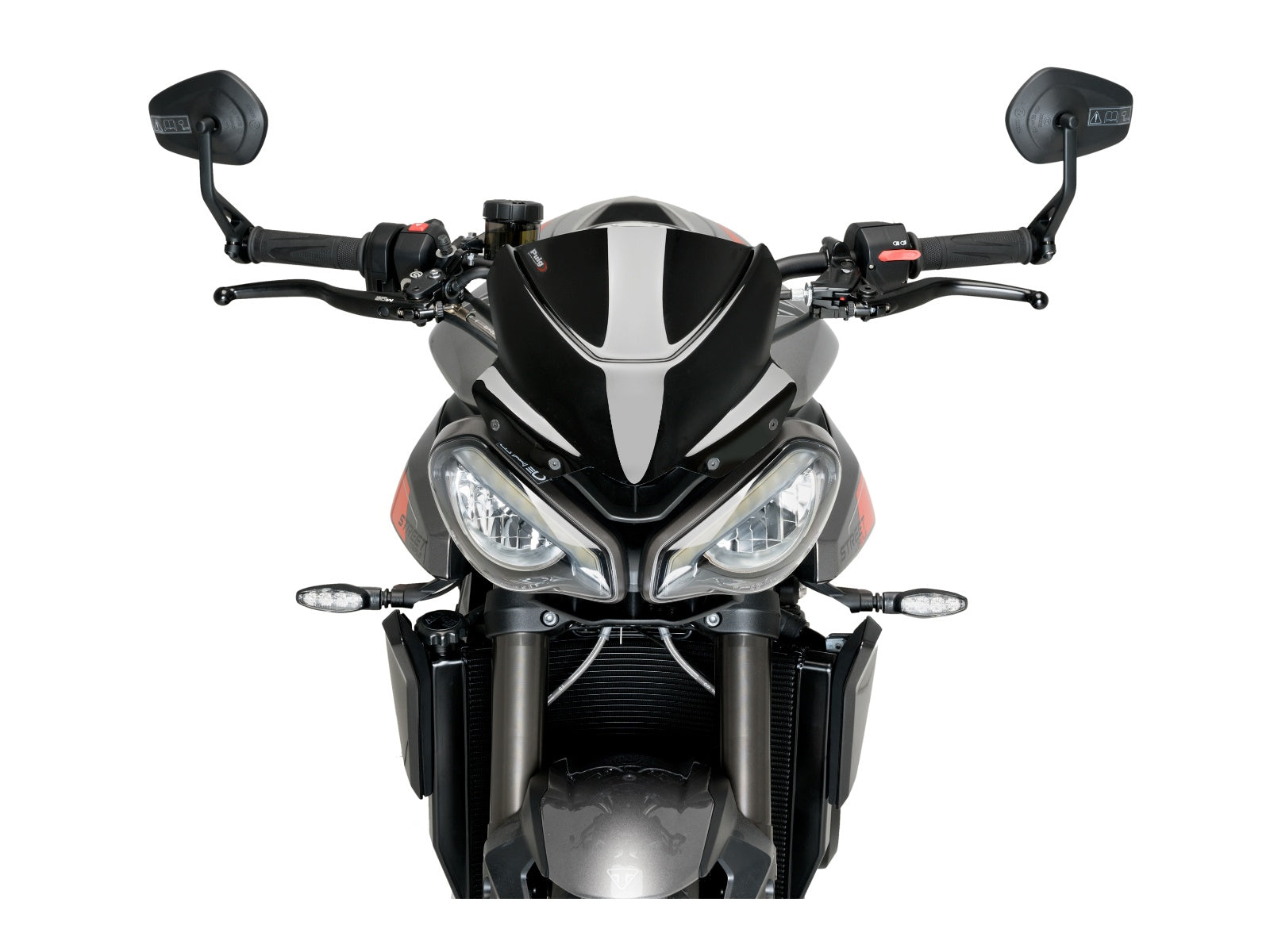 Puig New Generation Sport Screen In Clear for Triumph Street Triple 765 R (23-25)