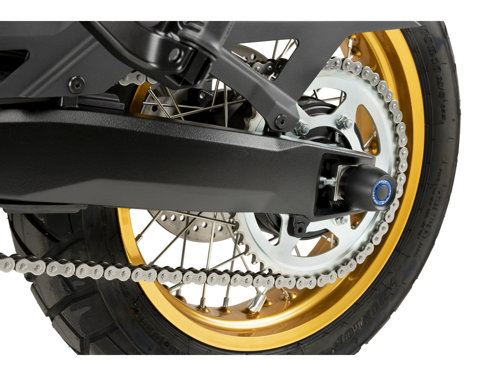 Puig Swing Arm Protector In Black for Suzuki V-Strom 800 (25)