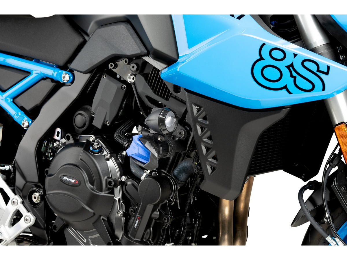 Puig R19 Frame Sliders In Black for Suzuki GSX 8S (23-25)