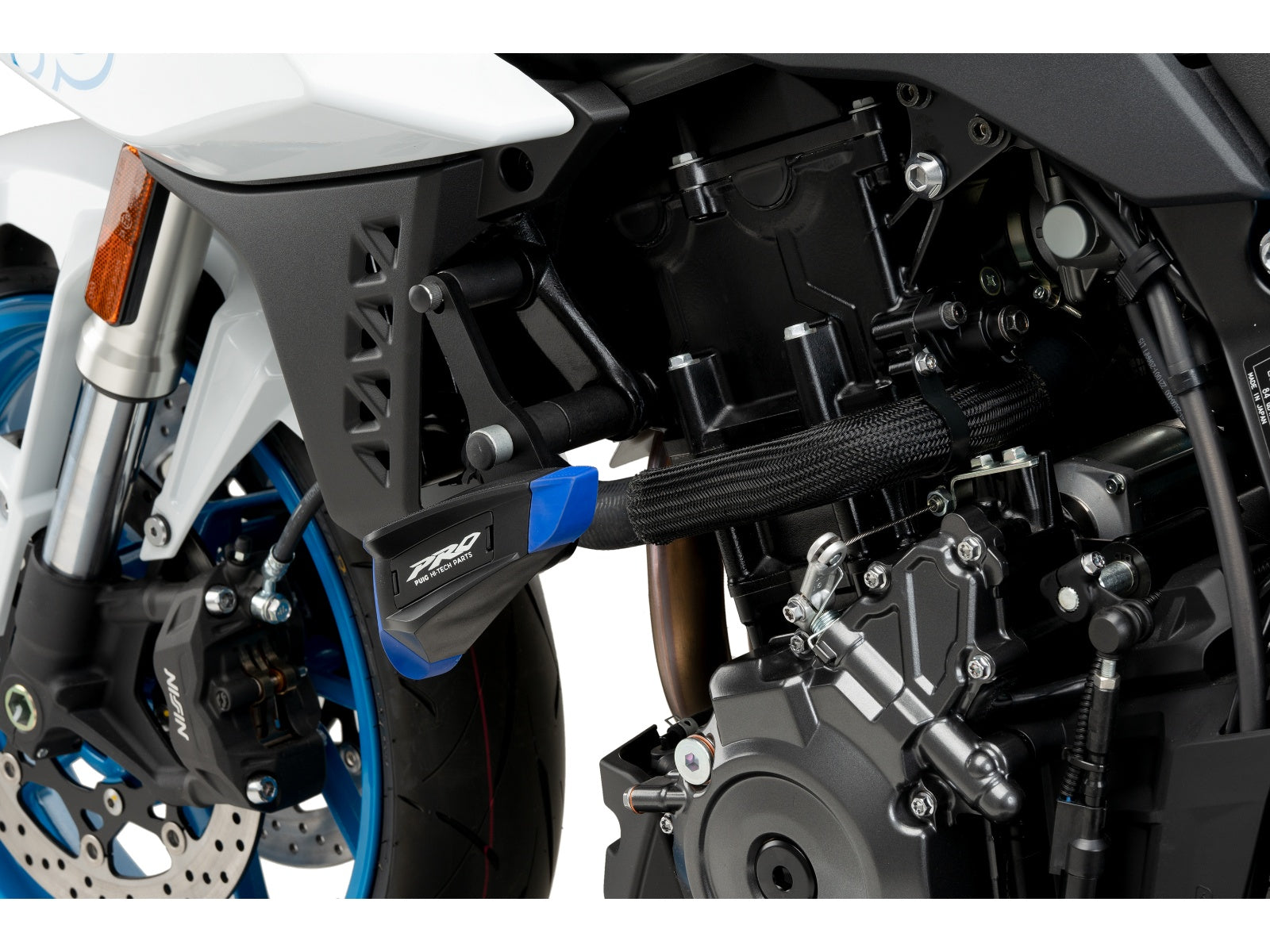 Puig Pro Frame Sliders In Black for Suzuki GSX 8S (23-25)