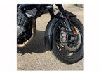 Puig Front Mudguard Extender In Black for Triumph Tiger Explorer 1200 GT Pro (22-23)